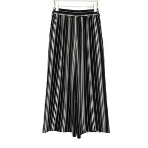 Urban Outfitters Black & White Striped Wide Leg High Rise Palazzo Pants Small